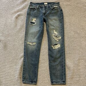 Able The Slouch Low Rise Distressed Blue Jeans Size 24 Ethical Sustainable Brand